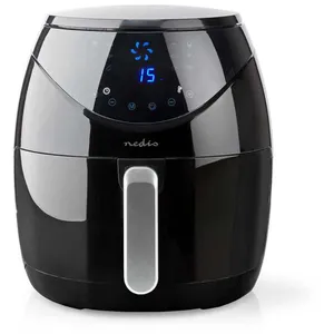 Nedis NEDIS Friteuse à air Chaud Volume 6.5L 200°C Maximum Noir pas cher
