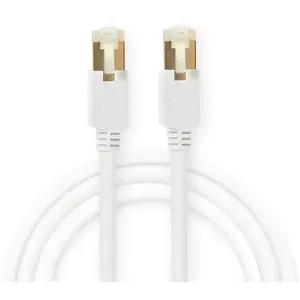 Comparateur de prix : Nedis Câble Réseau CAT6 S/FTP RJ45 - 10 m - Blanc