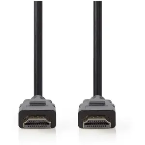 Comparateur de prix : Nedis Câble HDMI - HDMI mâle droit pour HDMI mâle droit - 2 m - noir - rond, support 4K
