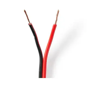 Comparateur de prix : Nedis CAGW0750BK1000 câble audio 100 m Noir, Rouge
