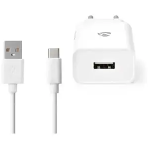 Comparateur de prix : NEDIS Blanc avec cable USB-C 1M WCHAC242AWT