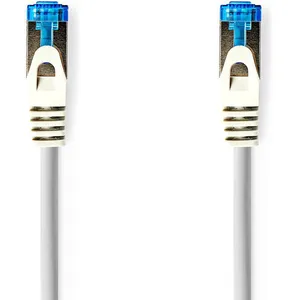 Nedis - Câble Réseau CAT6a sf/utp RJ45 Mâle vers RJ45 Mâle 0,5 m Gris pas cher