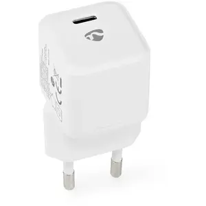 Comparateur de prix : Chargeur mural - NEDIS - WCMPD30W100WT - 30 W - USB-C - Charge rapide