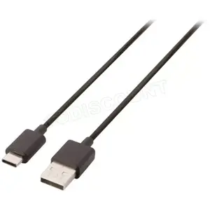 Valueline - Câble USB - USB (M) pour 24 pin USB-C (M) - USB 2.0 - 1 m - noir pas cher