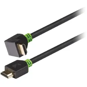 König Connecteur HDMI Coudé à 90° 2.00 m Anthracite pas cher