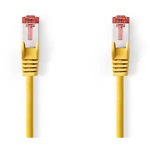 Comparateur de prix : Nedis - Câble Réseau Cat 6 s/ftp RJ45 Mâle - RJ45 Mâle 3,0 m Touche jaune