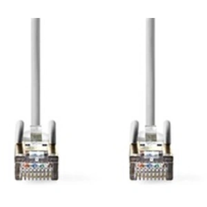 Comparateur de prix : Nedis Câble réseau CAT5e SF/UTP RJ45M-RJ45M 1,0 m Gris