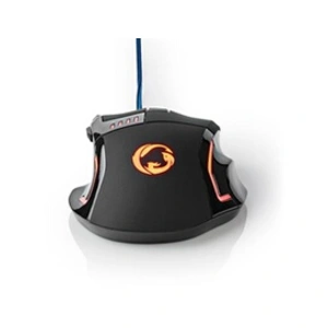 Nedis Gaming Xyawul - Souris - ergonomique - pour droitiers - optique - 8 boutons - filaire - USB - noir pas cher