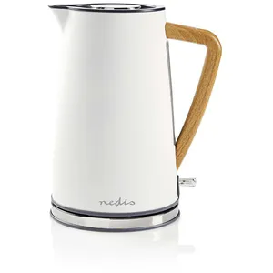 Comparateur de prix : Nedis Nedis Bouilloire électrique 1,7 l Douce au Toucher Blanc