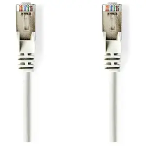 Câble RJ45 catégorie 5e sf/utp 1.5 m (Blanc) - Nedis pas cher