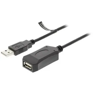 Nedis CCGP60EXTBK50 câble USB USB 2.0 5 m USB A Noir