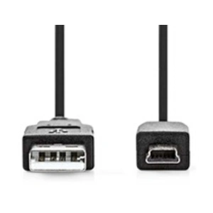 Comparateur de prix : Câble USB 2.0 Nedis USB-A Mâle - USB Mini-B 5 broches mâle 5 m Noir