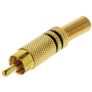 Valueline VGAP24900B Connecteur Rca Mâle Métal Doré pas cher