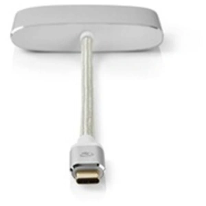 Nedis CCTB64765AL02 câble vidéo et Adaptateur 0,2 m USB Type-C HDMI Argent