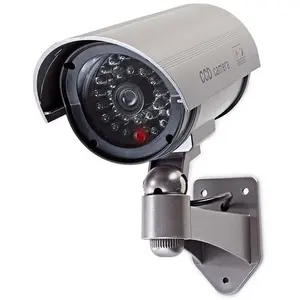 Comparateur de prix : NEDIS Caméra de sécurité factice - Tube - IP44 - Gris