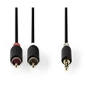Comparateur de prix : Nedis Câble Audio Stéréo Jack 3.5 mm vers 2 x RCA mâle - 3 mètres