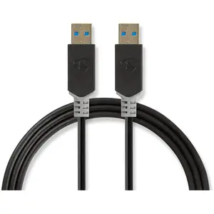 Nedis - Câble usb 3.0 a Mâle - a Mâle 2,0 m Anthracite pas cher
