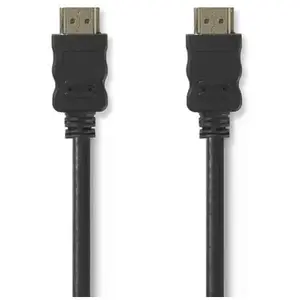 Nedis Lot de 10 câbles HDMI haute vitesse avec Ethernet (Noir) - 2 m