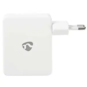 Comparateur de prix : Nedis WCHAU481AWT Chargeur Mural 4.8 A 4 Sorties USB-A Blanc