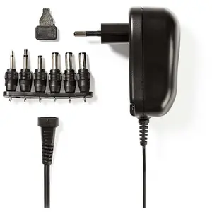 Comparateur de prix : Nedis NEDIS Adaptateur secteur universel - 3-4.5-5-6-7.5-9-12 V - 1.5 A