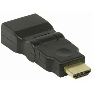 NEDIS CVGP34905BK Adaptateur HDMI Connecteur HDMI - HDMI Femelle Rotatif Noir