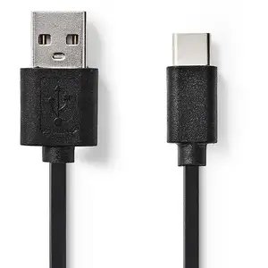Nedis - Câble USB - 24 pin USB-C (M) pour USB (M) - USB 2.0 - 1 m - noir pas cher