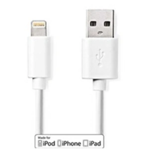 Comparateur de prix : NEDIS Valueline - Câble Lightning - USB mâle pour Lightning mâle - 3 m - blanc - rond