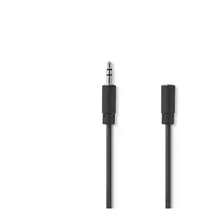 Comparateur de prix : Câble audio stéréo NEDIS - 3.5 mm Mâle - 3.5 mm Femelle - 3.0 m - Noir