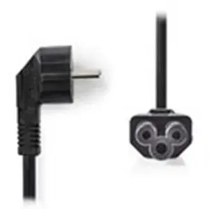 NEDIS Power Cable - Schuko Male Angled - IEC-320-C5 - 2.0 m - Noir pas cher