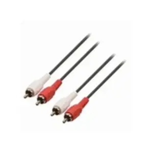 Comparateur de prix : Nedis Câble Audio Stéréo 2 x Rca Mâles Vers 2 x Rca Mâles 1,5 M Noir