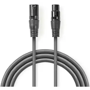 Comparateur de prix : Nedis Câble XLR Symétrique M/F - 10 m