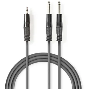 Comparateur de prix : Nedis - Câble Audio Stéréo 2xJack 6.5 mm mâles vers Jack 3.5 mm mâle