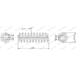 Ressort de suspension MONROE OESpectrum SPRINGS SP3480 SP3480 pas cher
