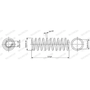 MONROE Ressort de suspension pour TOYOTA: Land Cruiser (Ref: SP3709)