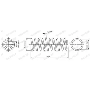 Ressort De Suspension Monroe Oespectrum Springs Sp1081 Monroe Sp1081 pas cher