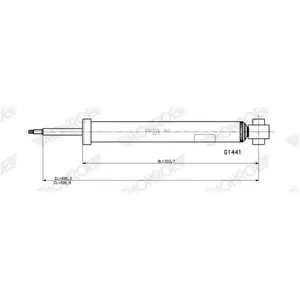 MONROE Amortisseurs pour PEUGEOT: 2008 & CITROËN: C4 & DS: DS3 & OPEL: Mokka (Ref: G1441) pas cher