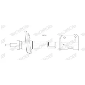 MONROE Amortisseurs pour JEEP: Compass (Ref: G8701) pas cher