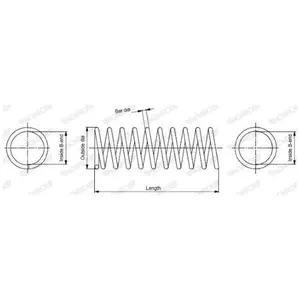 Ressort de suspension MONROE OESpectrum SPRINGS SP3453 SP3453 pas cher
