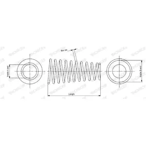Ressort de suspension MONROE OESpectrum SPRINGS SP3530 SP3530 pas cher