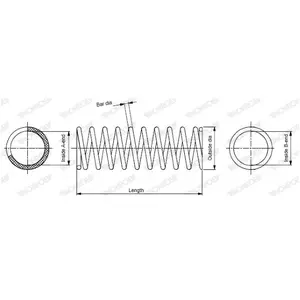Ressort de suspension MONROE OESpectrum SPRINGS SP0422 SP0422 pas cher