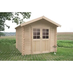 Solid Abri de jardin Nimes bois 2380 x 2380