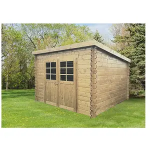 Solid Abri De Jardin Brest En Bois De Sapin Certifié 298x298x198cm