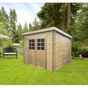 Solid Abri de Jardin Maisonnette Chalet de Jardin Hof