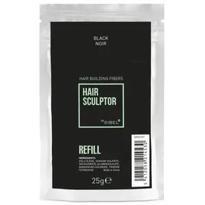 Recharge fibre Hair Sculptor noir Sibel 25gVendu parbeauty-coiffure