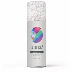Bombe paillettes Glitters multicolore Sibel 125ML pas cher
