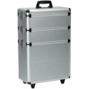 SIBEL VALISE COIFFURE ALUMINIUM 3 PARTIES pas cher