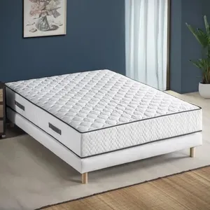 Comparateur de prix : Ensemble matelas + sommier 140 x 190 cm - 580 Ressorts ensachés - 7 z...
