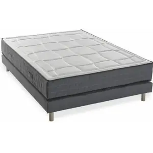 Deko dream Sommier + Matelas mémoire 140x190 cm pas cher