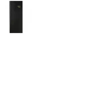 Brepols Agenda banque long 15x34cm 2 volumes 2p/j f/c noir pas cher