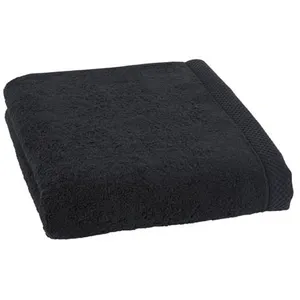 Serviette de toilette coton bio Bonnie CLARYSSE--Anthracite pas cher